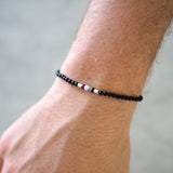 asexual bracelet asexual bead bracelet asexual flag jewellery, model 2