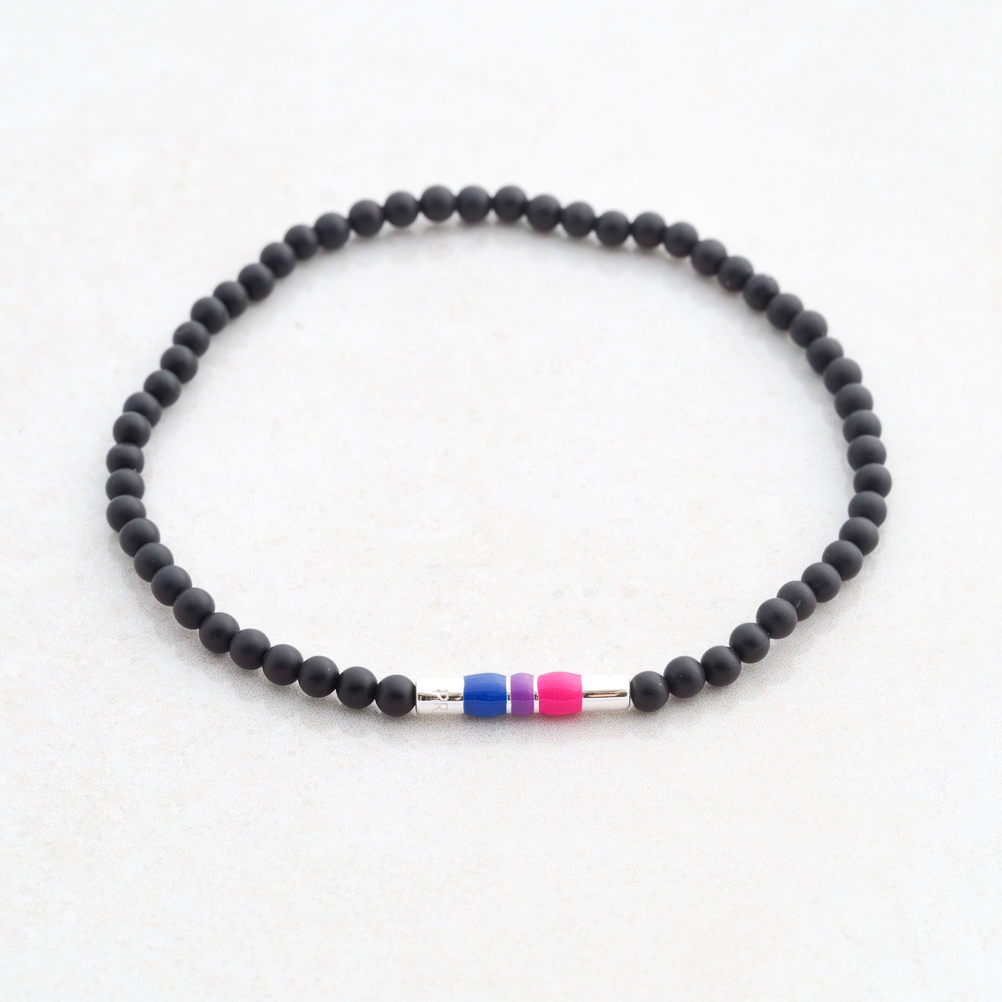bisexual bracelet bisexual bead bracelet bisexual flag jewellery, top